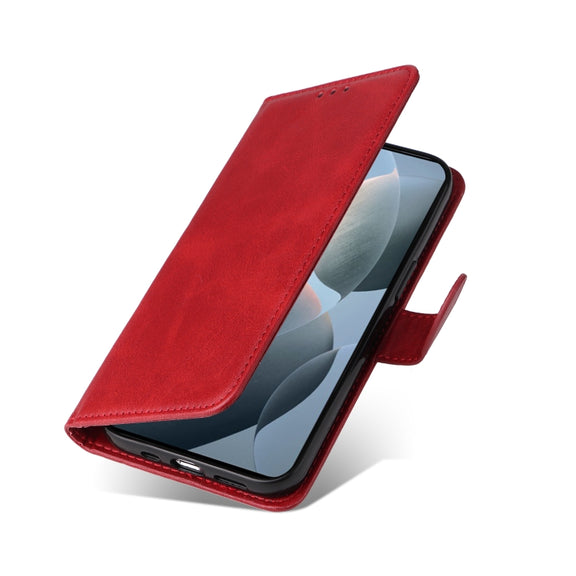 For Xiaomi Redmi K70 / K70 Pro Classic Calf Texture Flip Leather Phone Case(Red)
