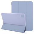 For iPad Pro 11 2024 GEBEI 3-folding Holder Shockproof Flip Leather Tablet Case(Light Purple) - iPad Pro 11 2024 Cases by GEBEI | Online Shopping South Africa | PMC TechLife | Buy Now Pay Later Mobicred