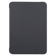 For iPad Air 13 2025 / 2024 GEBEI 3-folding Holder Shockproof Flip Leather Tablet Case(Black)