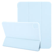 For iPad Pro 13 2024 GEBEI 3-folding Holder Shockproof Flip Leather Tablet Case(Sky Blue)