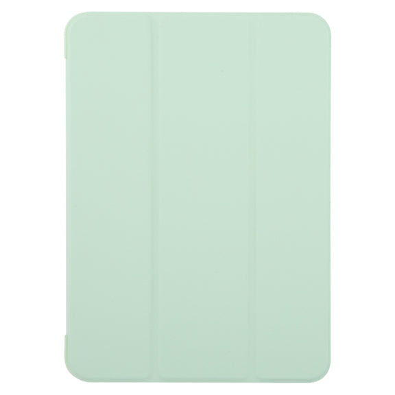 For iPad Pro 13 2024 GEBEI 3-folding Holder Shockproof Flip Leather Tablet Case(Green)