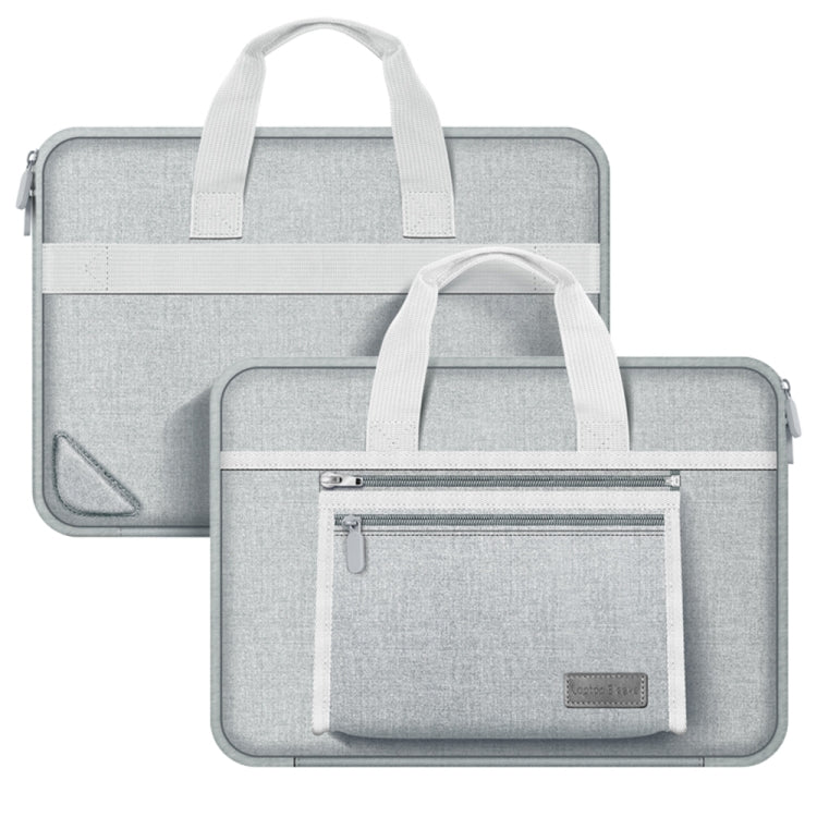 15-16 inch Oxford Fabric Portable Laptop Handbag(Grey)
