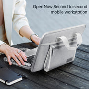 13/13.3 inch Oxford Fabric Portable Laptop Handbag(Grey)