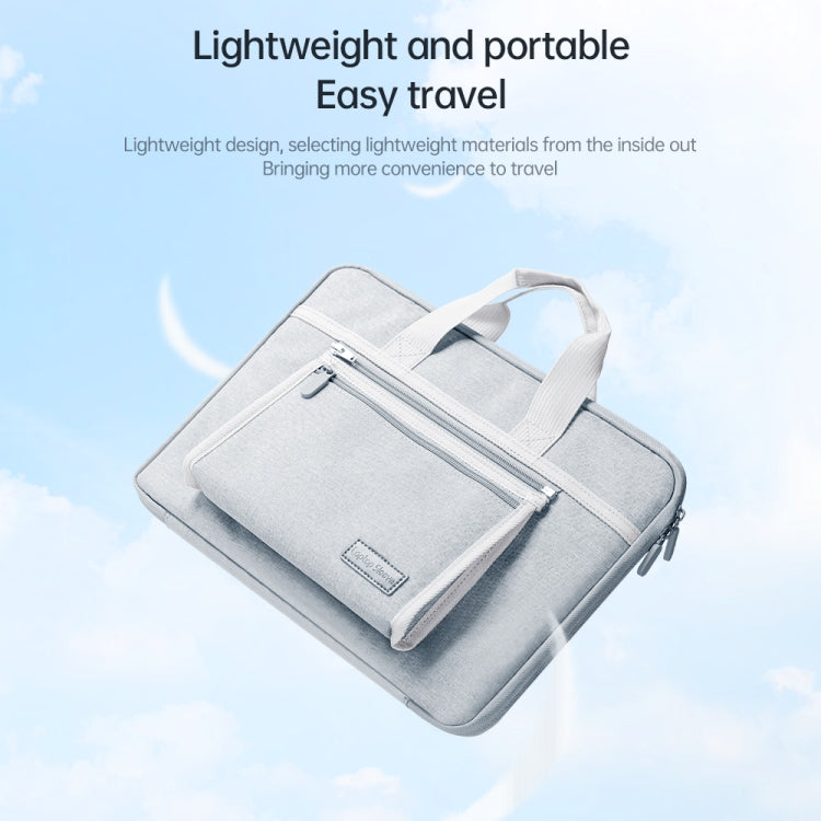 13/13.3 inch Oxford Fabric Portable Laptop Handbag(Grey)