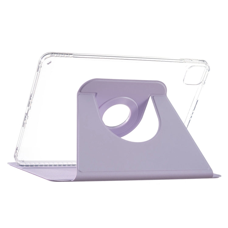 For iPad Pro 11 2024 Magnetic Split Leather Smart Tablet Case(Purple)