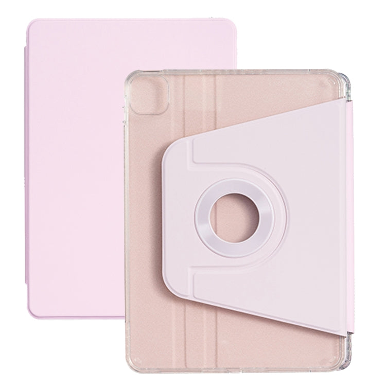 For iPad Pro 11 2024 Magnetic Split Leather Smart Tablet Case(Pink)