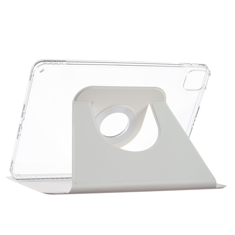 For iPad Pro 11 2024 Magnetic Split Leather Smart Tablet Case(White)