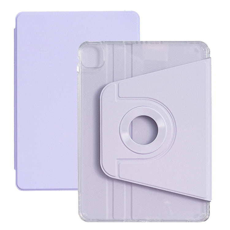 For iPad Air 13 2024 Magnetic Split Leather Smart Tablet Case(Purple)