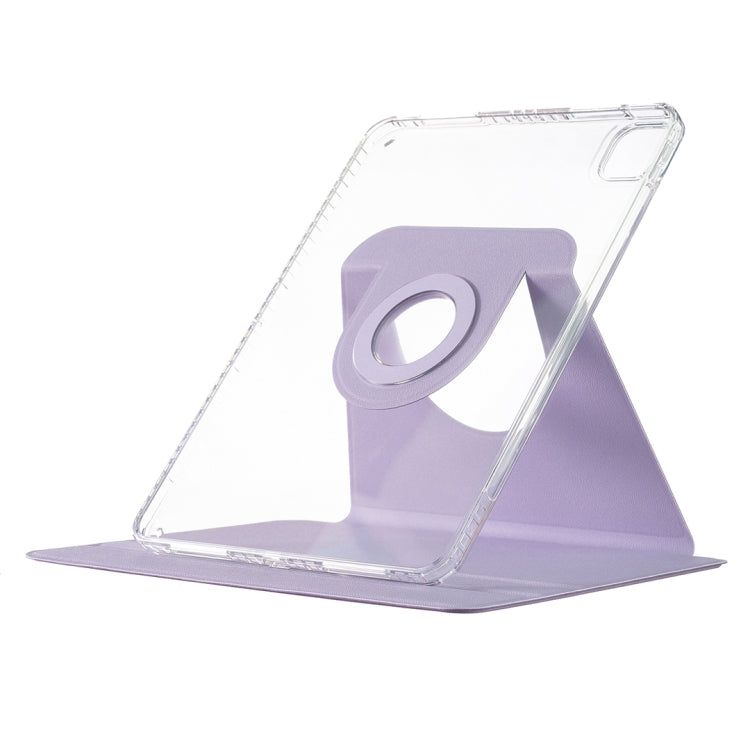 For iPad Air 13 2024 Magnetic Split Leather Smart Tablet Case(Purple)
