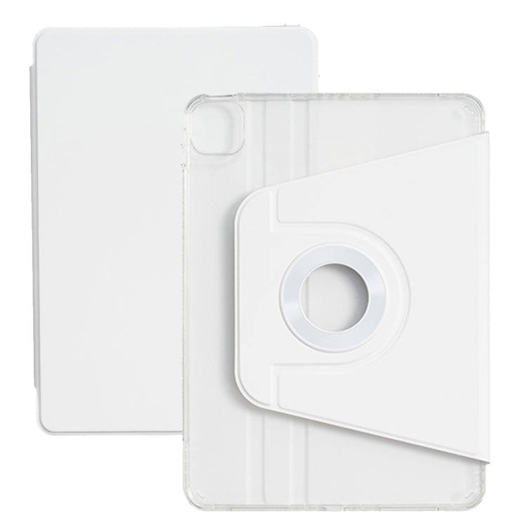 For iPad Air 13 2025 / 2024 Magnetic Split Leather Smart Tablet Case(White)