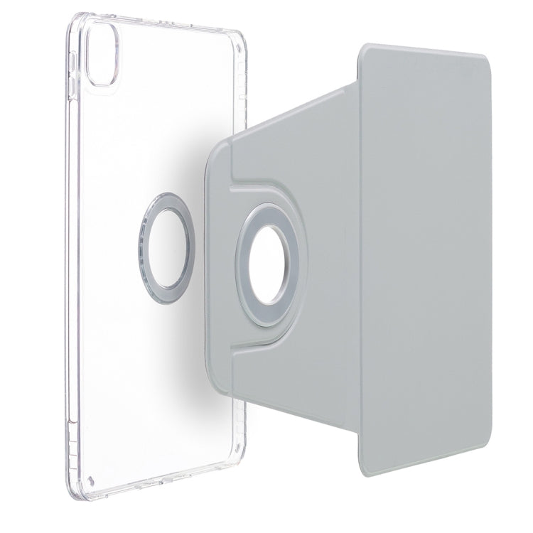 For iPad Air 11 2025 / 2024 Magnetic Split Leather Smart Tablet Case(Grey)