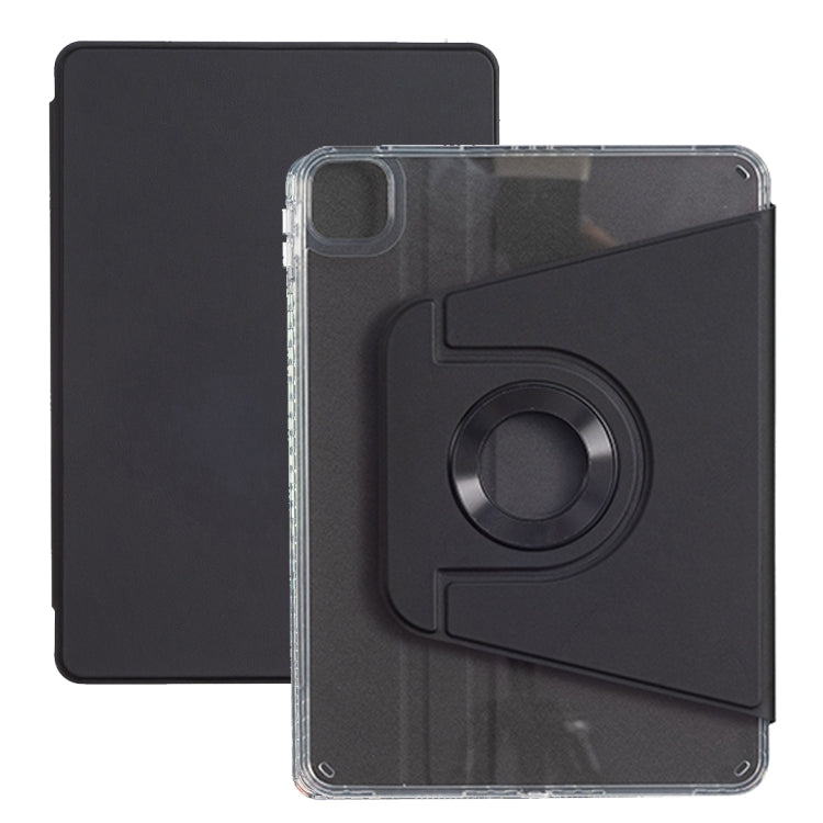 For iPad Air 11 2024 Magnetic Split Leather Smart Tablet Case(Black)