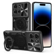 For Motorola Moto G75 5G CD Texture Sliding Camshield Magnetic Holder Phone Case(Black) - free shipping - PMC TechLife - Order now!