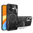 For OPPO A79 5G Global CD Texture Sliding Camshield Magnetic Holder Phone Case(Black) - free shipping - PMC TechLife - Order now!