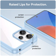 For Xiaomi Redmi 12R Colorful Series Acrylic Hybrid TPU Phone Case(Blue)