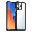 For Xiaomi Redmi 12R Colorful Series Acrylic Hybrid TPU Phone Case(Black) - Xiaomi Cases by PMC TechLife | Online Shopping South Africa | PMC TechLife | Buy Now Pay Later Mobicred