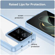 For Xiaomi 13T Pro Colorful Series Acrylic Hybrid TPU Phone Case(Blue)
