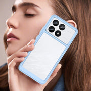 For Xiaomi Redmi K70 Colorful Series Acrylic Hybrid TPU Phone Case(Blue)
