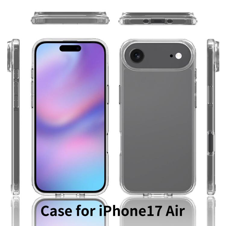 For iPhone 17 Air Scratchproof Acrylic TPU Phone Case(Transparent)