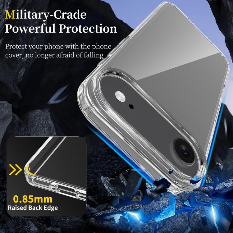 For iPhone 17 Air Scratchproof Acrylic TPU Phone Case(Transparent)