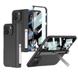 For Google Pixel 9 Pro Fold GKK Integrated Fold Hinge Leather Phone Case with Holder(Black) - free shipping - PMC Jewellery - Order now!