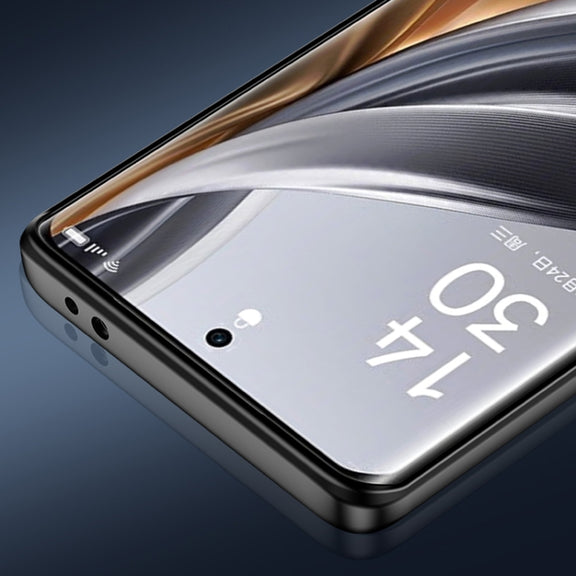 For OPPO Reno10 Pro+ Frosted Metal Phone Case(Blue)