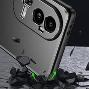 For OPPO Reno10 Pro+ Frosted Metal Phone Case(Blue)