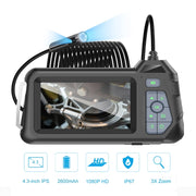 M60 4.3 inch Dual Camera with Screen Endoscope, Length:2m(8mm)