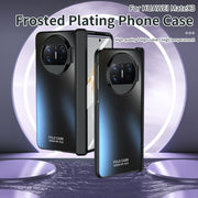For Huawei Mate X3 Integrated Sub-plating Frame PC Phone Case(Purple)