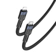 YESIDO CA107 1.2m 2.4A USB-C / Type-C to 8 Pin OD0.6 Charging Data Cable(Black+Blue) - 2 in 1 Cable by Yesido | Online Shopping South Africa | PMC TechLife | Buy Now Pay Later Mobicred