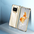 For Huawei Mate X3 Electroplating PC Folding Phone Case with Hinge(Gold) - Huawei Cases by PMC TechLife | Online Shopping South Africa | PMC TechLife | Buy Now Pay Later Mobicred