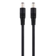 8A DC Power Plug 5.5 x 2.1mm Male to Male Adapter Connector Cable, Length:1m(Black)