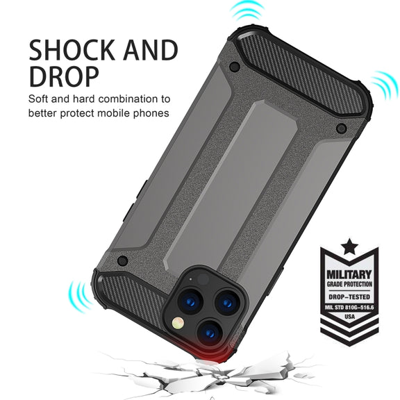 For iPhone 16 Pro Max Magic Armor TPU Phone Case(Silver)