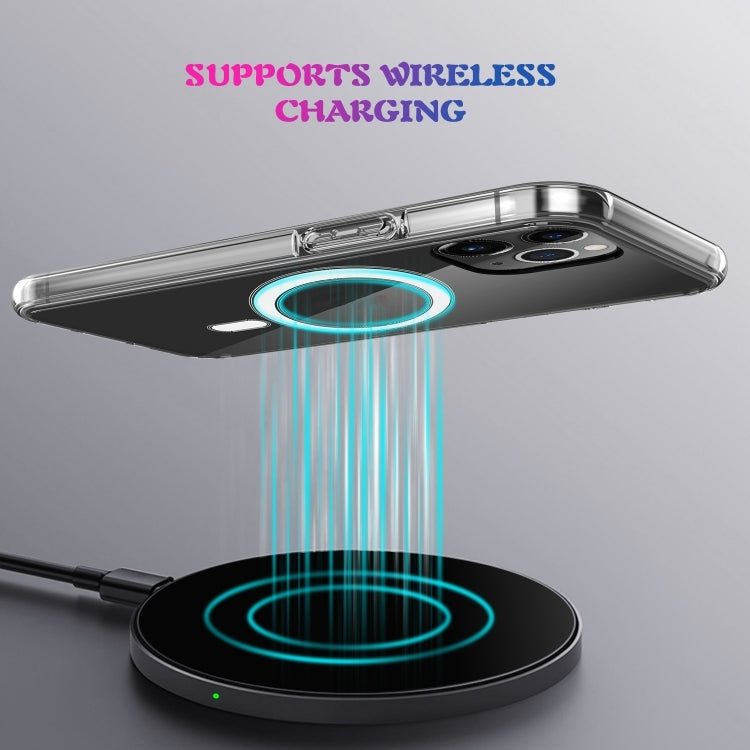 For iPhone 16 Pro Max MagSafe Clear Acrylic PC +TPU Phone Case(Transparent)