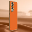 For Honor 90 Litchi Texture Genuine Leather Phone Case(Orange) - Honor Cases by PMC TechLife | Online Shopping South Africa | PMC TechLife | Buy Now Pay Later Mobicred