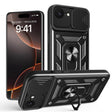 For iPhone 16e Sliding Camera Cover Design TPU+PC Phone Case(Black) - free shipping - PMC TechLife - Order now!