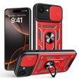 For iPhone 16e Sliding Camera Cover Design TPU+PC Phone Case(Red) - free shipping - PMC TechLife - Order now!