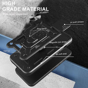 For iPhone 16e Sliding Camera Cover Design TPU+PC Phone Case(Blue)