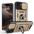 For iPhone 16e Sliding Camera Cover Design TPU+PC Phone Case(Gold) - free shipping - PMC TechLife - Order now!
