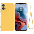For Motorola Moto G34 Solid Color Liquid Silicone Dropproof Full Coverage Phone Case(Yellow) - free shipping - PMC TechLife - Order now!