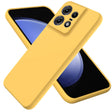 For Motorola Edge 50 Pro Pure Color Liquid Silicone Shockproof Phone Case(Yellow) - Motorola Cases by PMC TechLife | Online Shopping South Africa | PMC TechLife | Buy Now Pay Later Mobicred