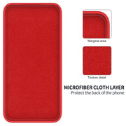 For Motorola Edge 50 Pro Solid Color Liquid Silicone Dropproof Full Coverage Phone Case(Red)