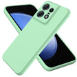 For Motorola Edge 50 Pro Pure Color Liquid Silicone Shockproof Phone Case(Green) - Motorola Cases by PMC TechLife | Online Shopping South Africa | PMC TechLife | Buy Now Pay Later Mobicred