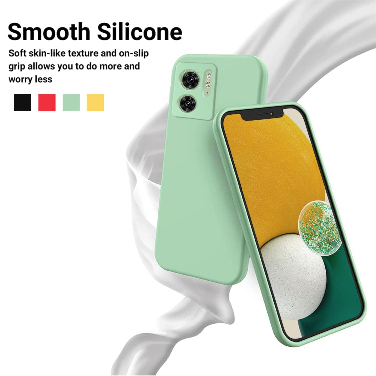 For Motorola Edge 2023 Solid Color Liquid Silicone Dropproof Full Coverage Phone Case(Green)