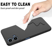 For Motorola Moto G Power 2024 Solid Color Liquid Silicone Dropproof Full Coverage Phone Case(Black)