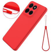 For Motorola Moto G Stylus 5G 2025 Solid Color Liquid Silicone Dropproof Full Coverage Phone Case(Red)