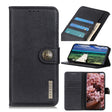 For Xiaomi Redmi Note 12S 4G KHAZNEH Cowhide Texture Flip Leather Phone Case(Black) - Xiaomi Cases by PMC TechLife | Online Shopping South Africa | PMC TechLife | Buy Now Pay Later Mobicred