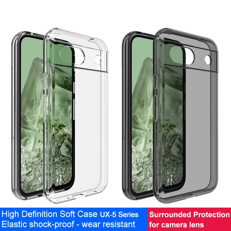 For Google Pixel 8a IMAK UX-5 Series Transparent Shockproof TPU Protective Phone Case(Transparent)