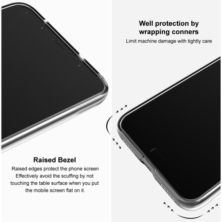 For Google Pixel 8a IMAK UX-5 Series Transparent Shockproof TPU Protective Phone Case(Transparent)