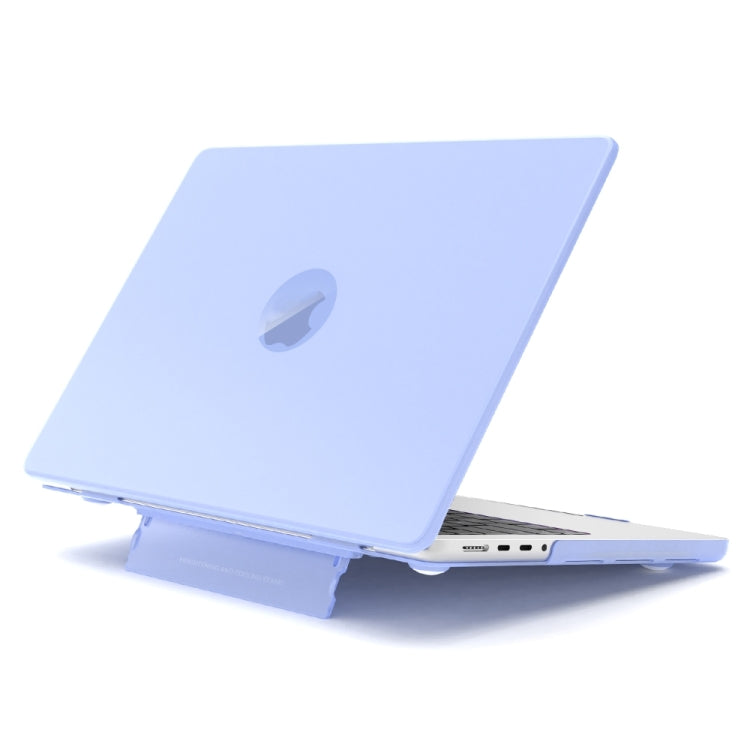 For Macbook Air 15.3 A3114 / M4 A3241 Frosted Translucent Laptop Protective Case(Purple)